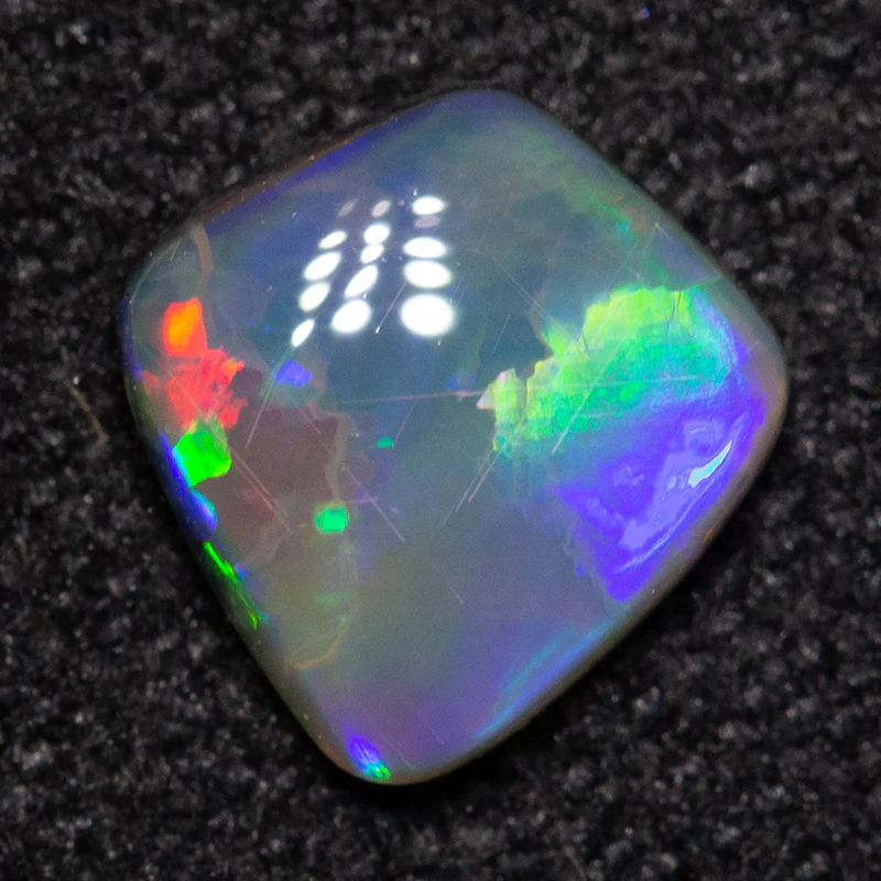 0.48 ct dark opal 6.5x6.2x2.2mm - Image 2