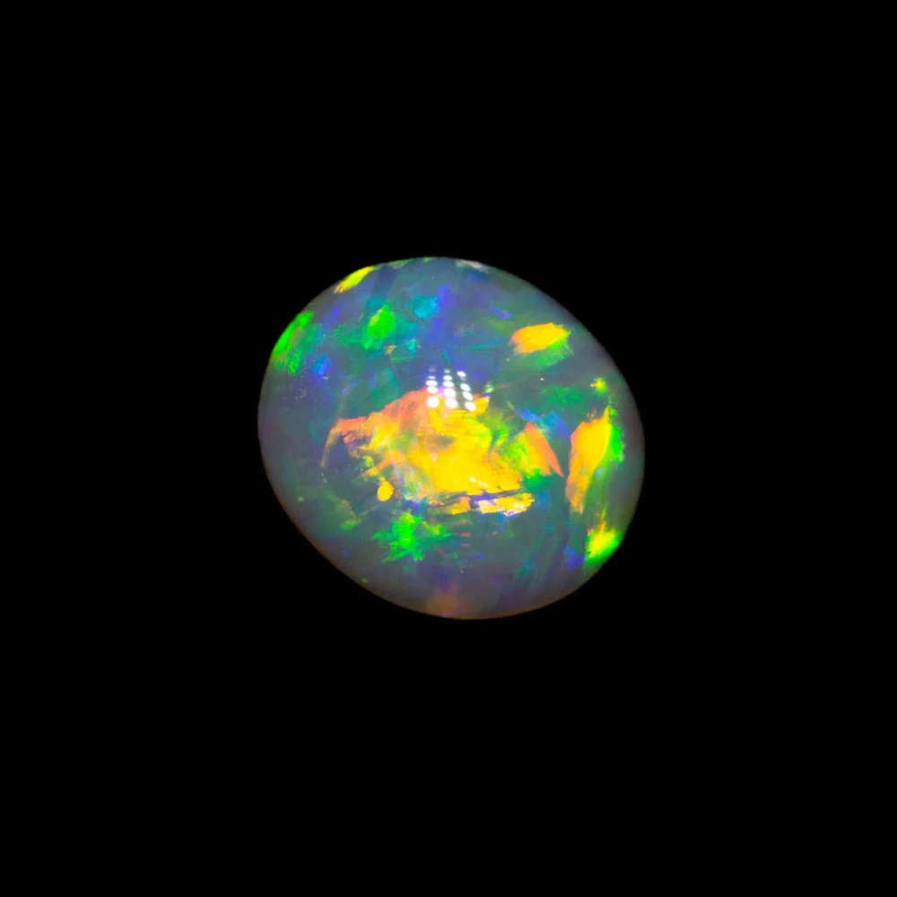 0.48 ct double-sided crystal opal 6x5.2x2.5mm - Image 2