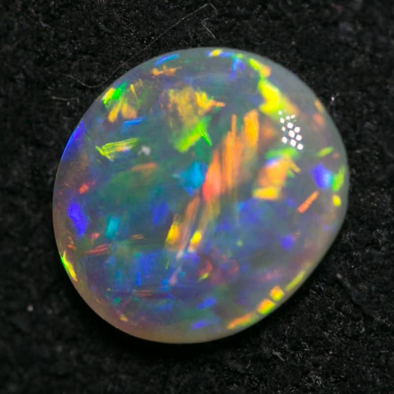 0.48 ct gem crystal opal 6.5x6x2mm - Image 2