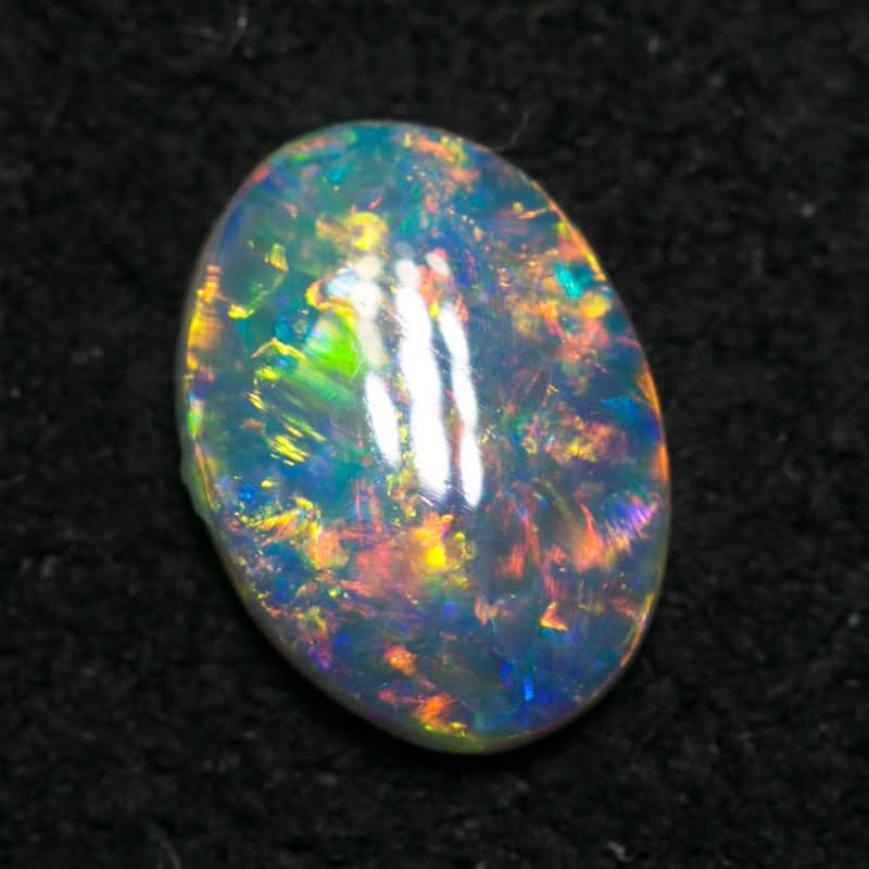 0.48 ct gem crystal opal 7x5x2mm - Image 2