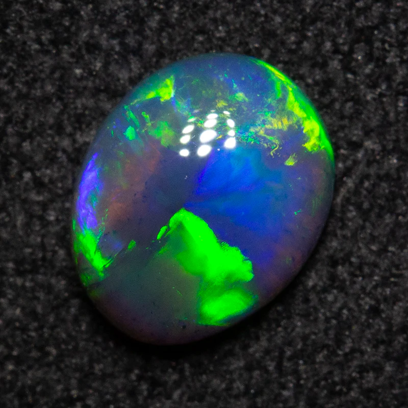 0.49 ct black opal 6.2x5x2.4mm - Image 2