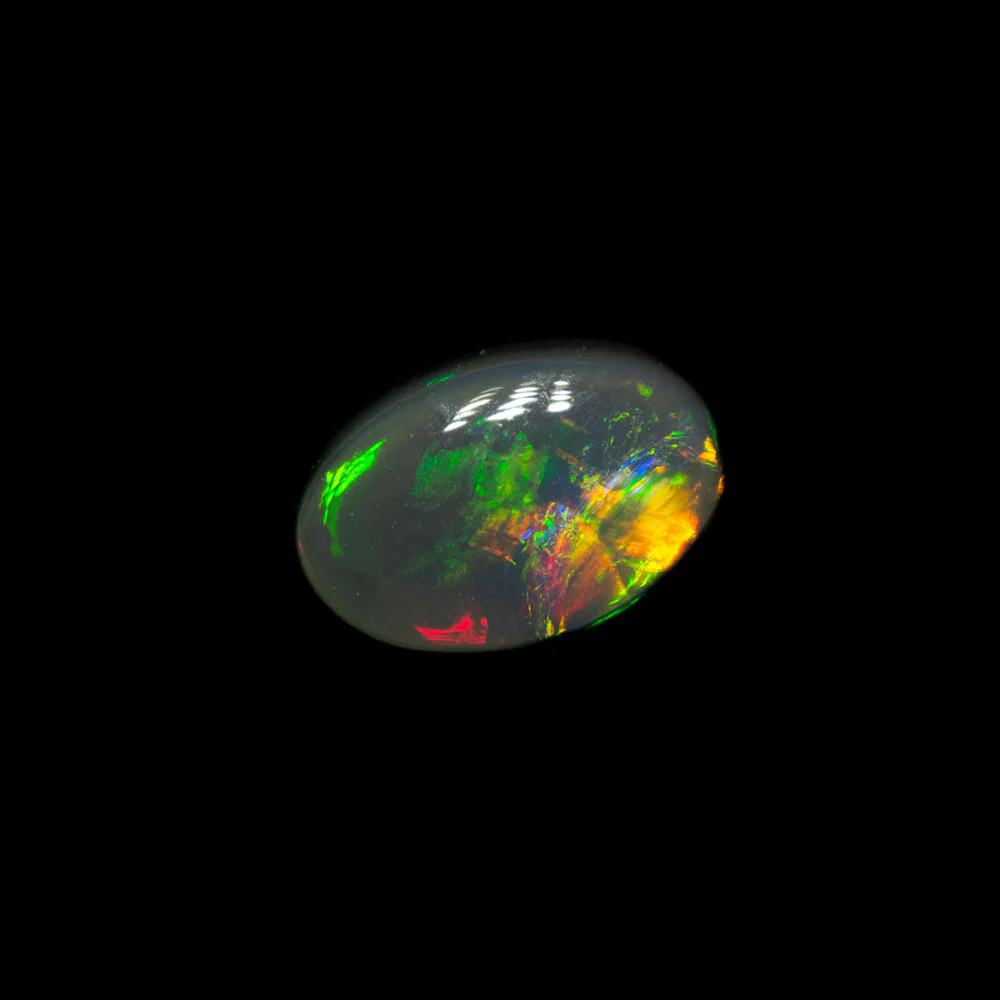 0.49 ct black opal 6.4x4.3x2.5mm - Image 2