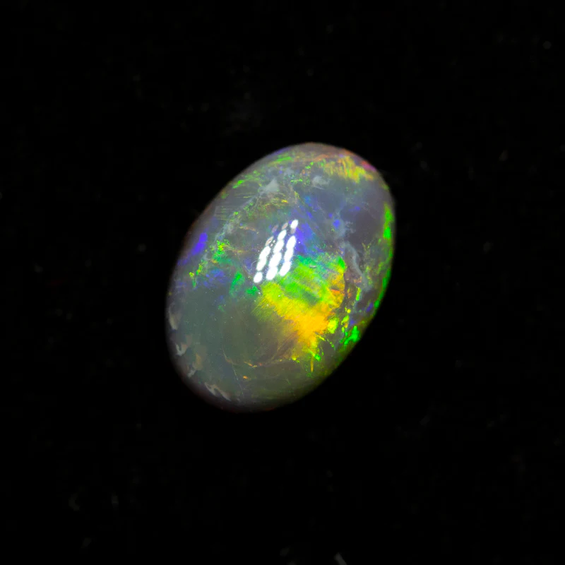 0.49 ct black opal 6.5x4.6x2.8mm - Image 2