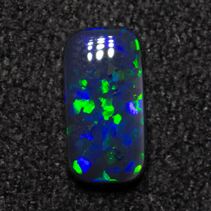 0.49 ct black opal 7.1x3.6x2.1mm - Image 2