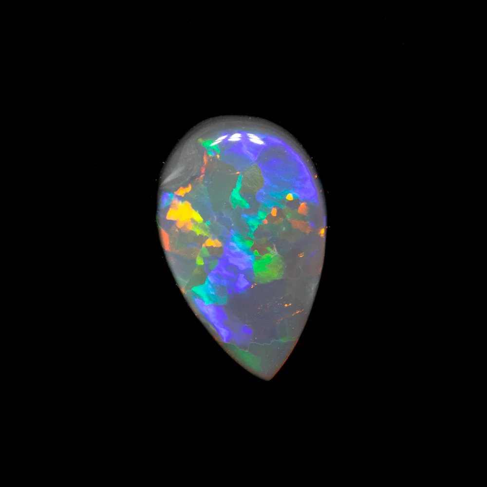 0.49 ct black opal 7.6x5x1.9mm - Image 2