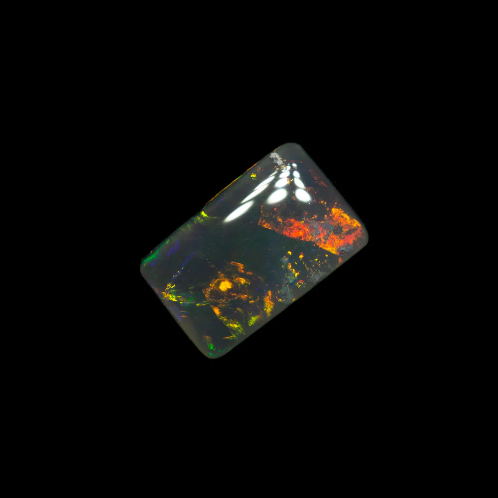 0.50 ct black opal 6.4x4.1x2.2mm - Image 2