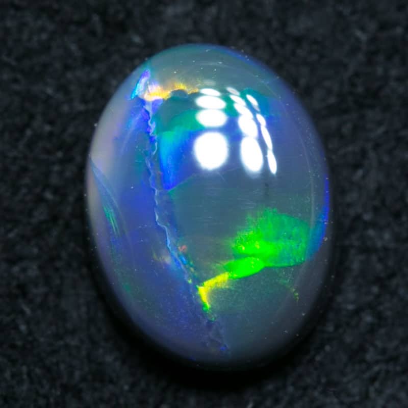 0.50 ct black opal 6x4.5x2mm - Image 2
