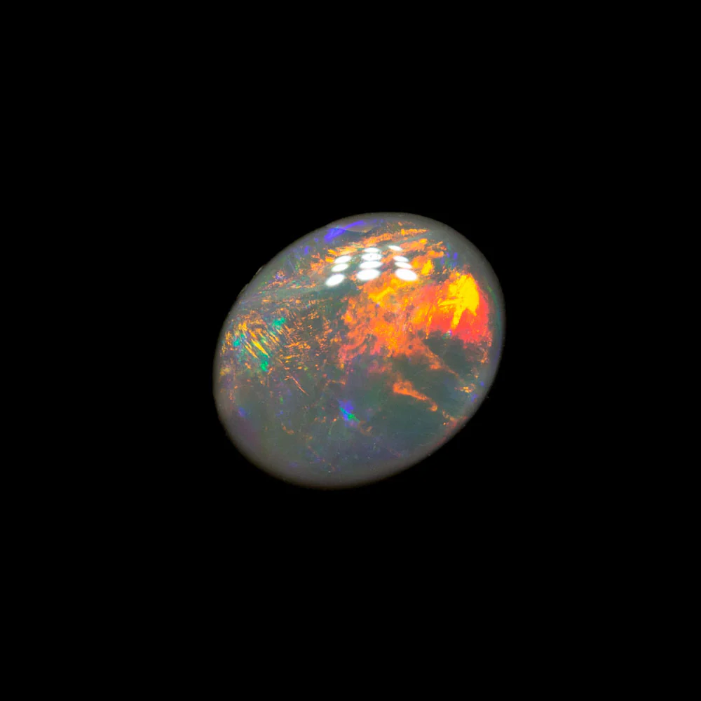 0.50 ct dark opal 6.7x5.4x1.9mm - Image 2