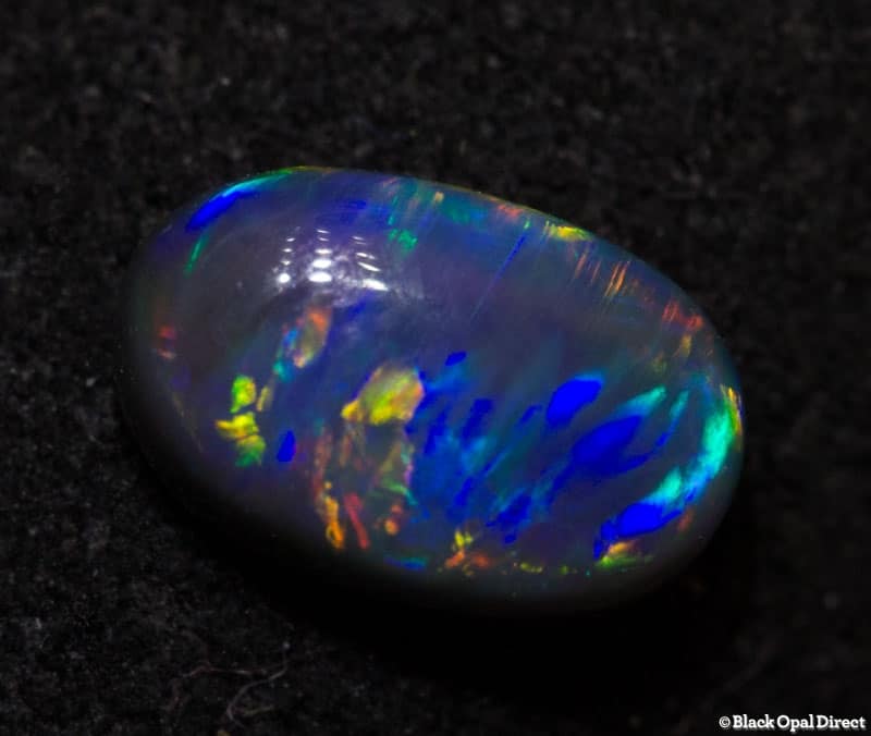 0.50 ct gem black opal 6.5x4x3mm - Image 3