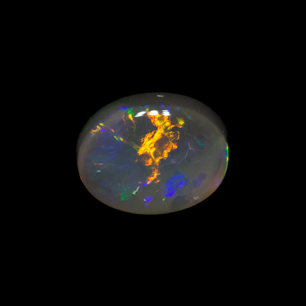 0.51 ct black opal 6.3x4.9x2.4mm - Image 2