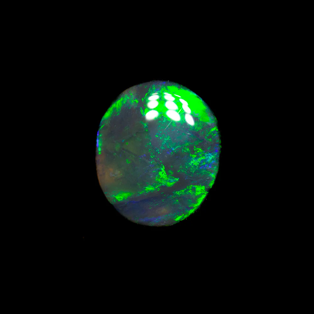 0.51 ct black opal 6.8x5.9x1.8mm - Image 2