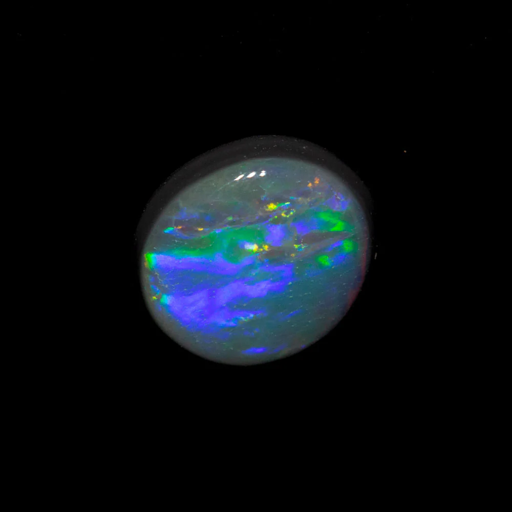 0.51 ct dark opal 6.2x5.6x2.1mm - Image 2