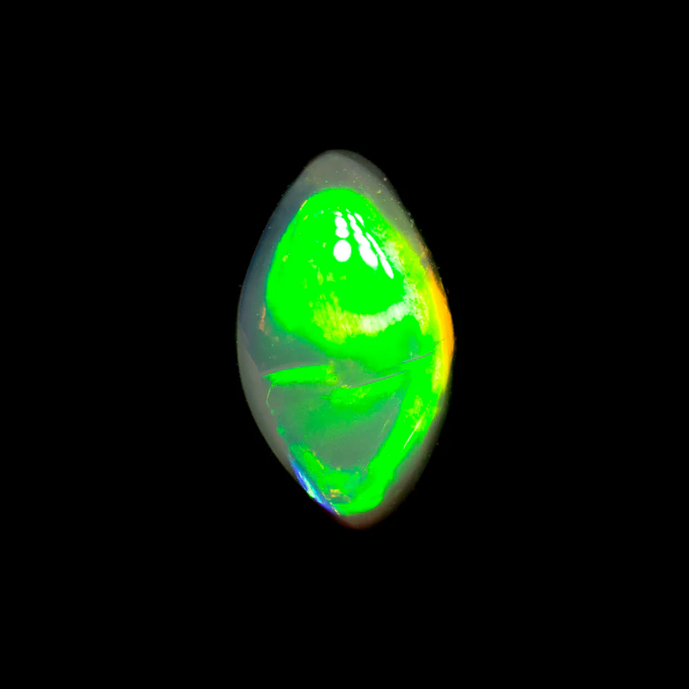 0.51 ct dark opal 7.6x4.4x2.4mm - Image 2