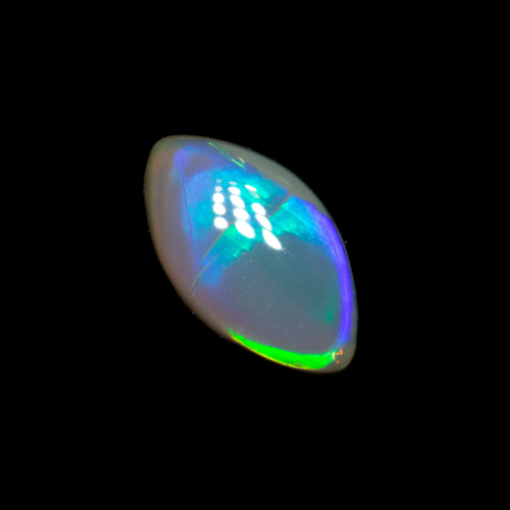 0.51 ct dark opal 7.6x4.4x2.4mm - Image 4