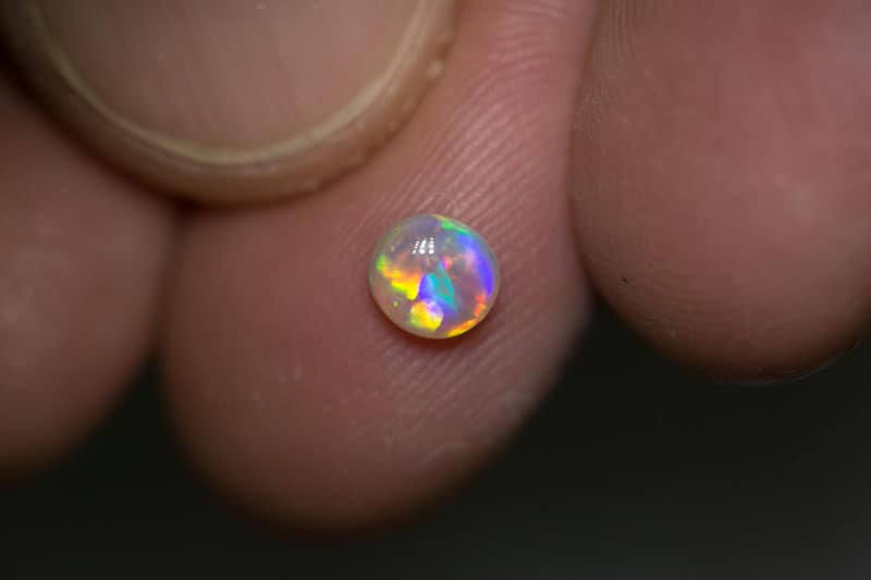 0.51 ct gem crystal opal 5x4.8x3mm - Image 4