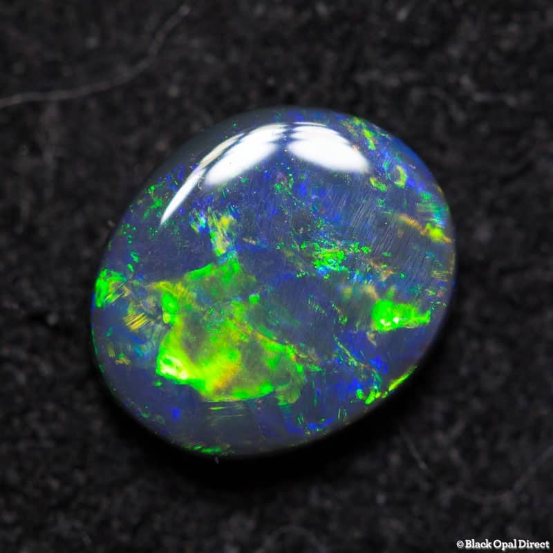 0.52 ct black opal 6x5x2mm - Image 3