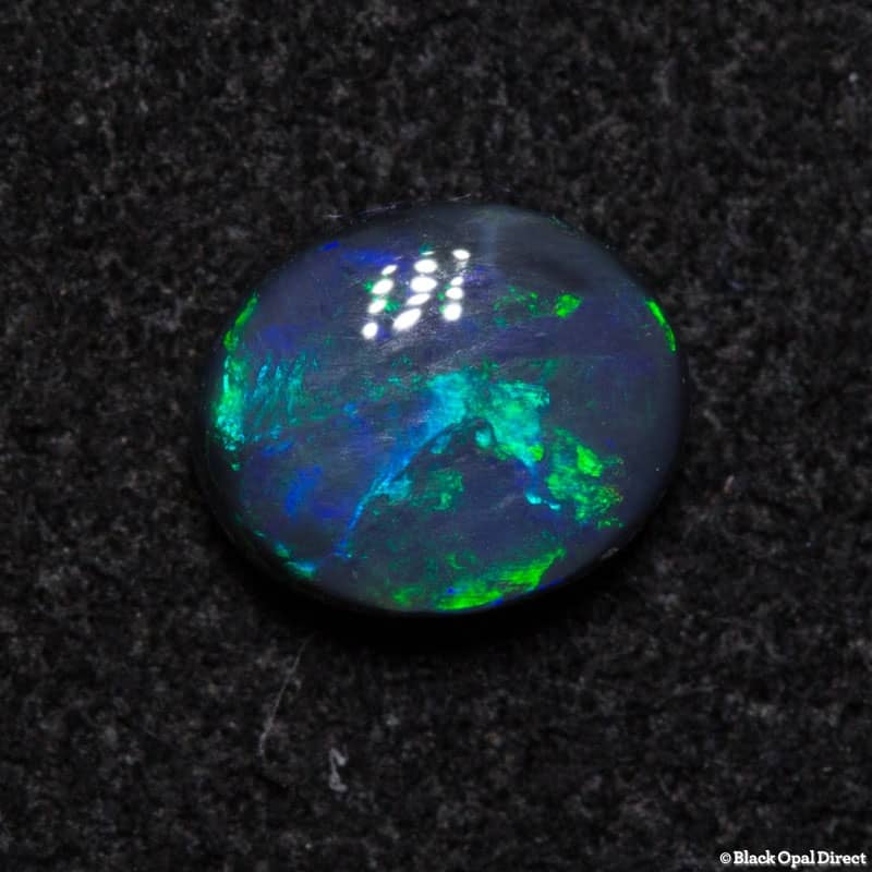 0.53 ct black opal 6x5x2mm - Image 3