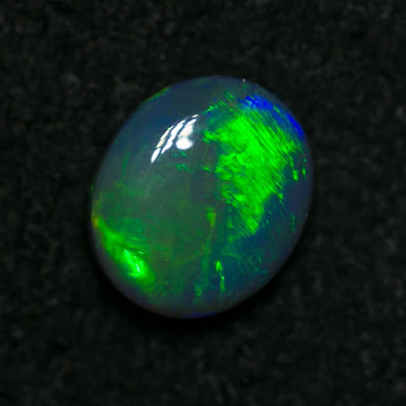 0.53 ct dark opal 6x5x2mm - Image 3