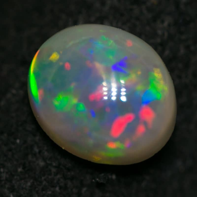 0.53 ct dark opal 6x5x3mm - Image 3