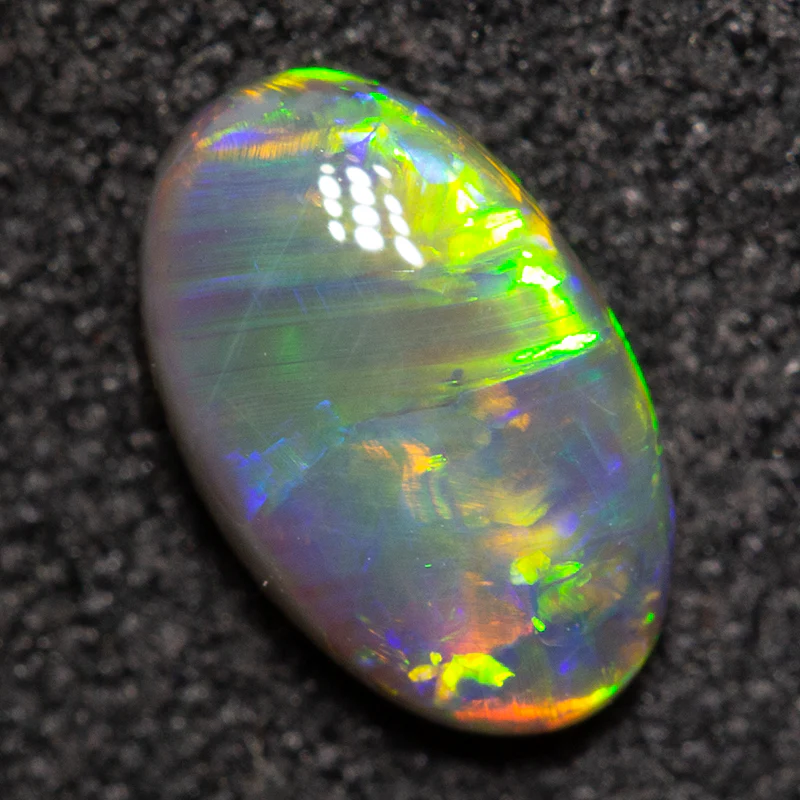 0.54 ct black opal 7.6x4.7x2.5mm - Image 4