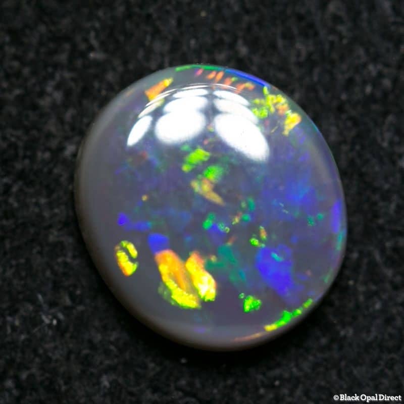 0.54 ct dark opal 6x5x2mm - Image 2