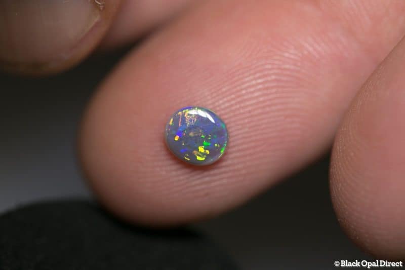 0.54 ct dark opal 6x5x2mm - Image 3