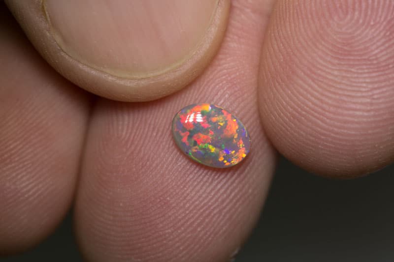 0.54 ct gem crystal opal 7.8x6.5x2mm - Image 2