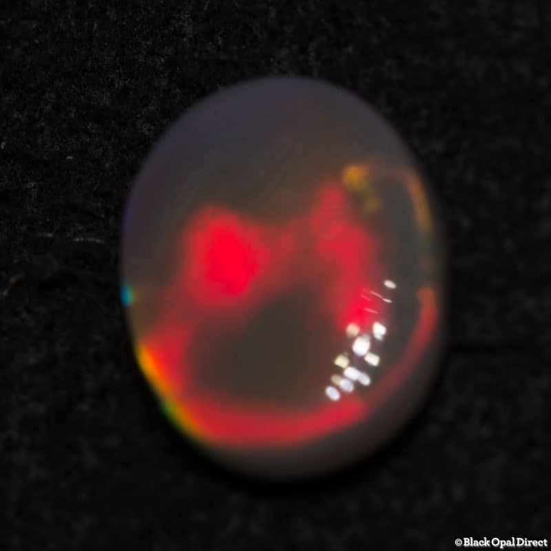 0.54 ct semi black opal 7x5x2mm - Image 3