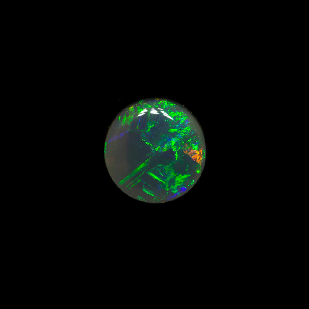0.55 ct black opal 5.9x5.8x2.3mm - Image 2