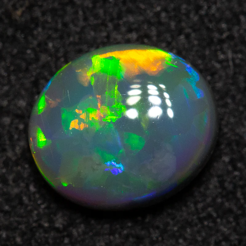 0.55 ct dark opal 6x5x2mm - Image 4