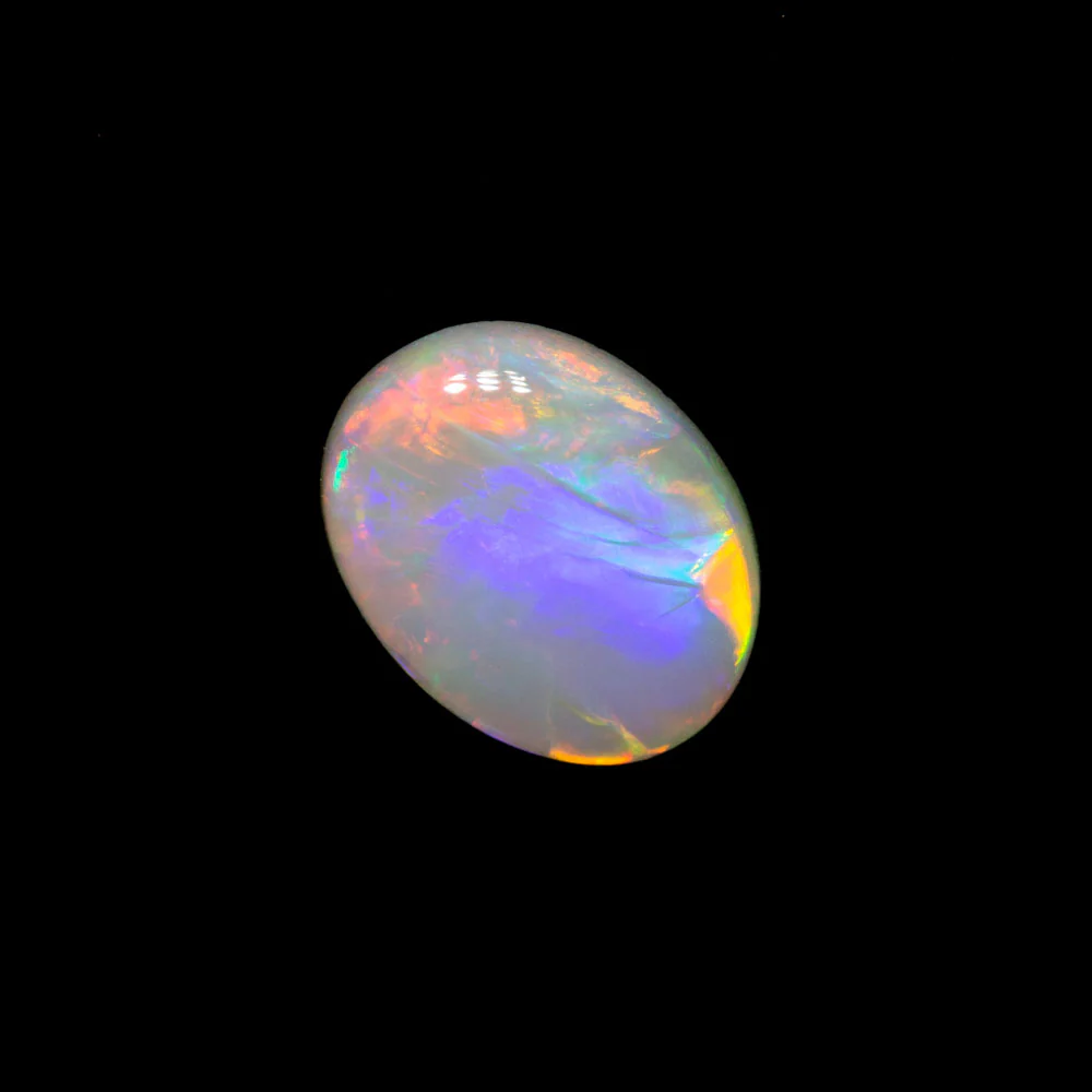 0.55 ct dark opal 7.2x5.6x1.9mm - Image 2