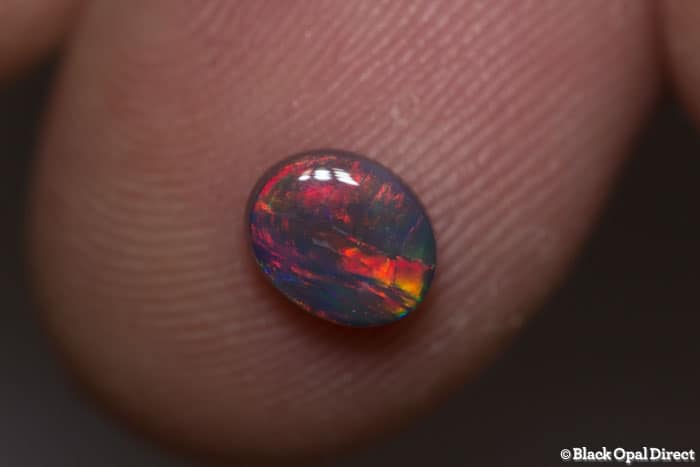 0.55 ct gem back opal 6.5x5x2.5mm - Image 3