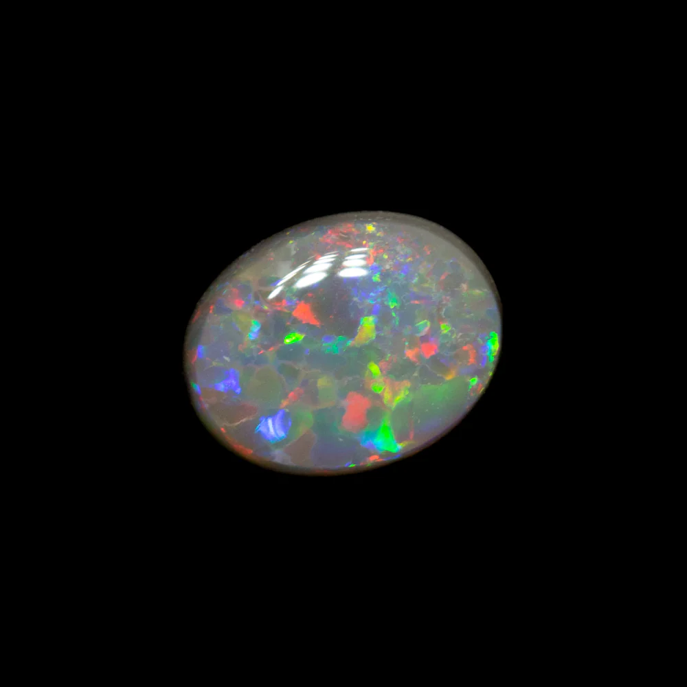 0.56 ct dark opal 6.5x5.1x2.4mm - Image 2