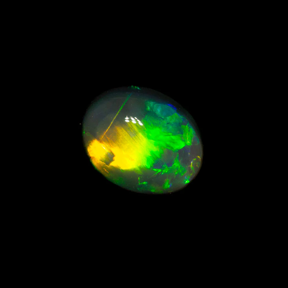 0.57 ct black opal 5.9x4.7x3.2mm - Image 2
