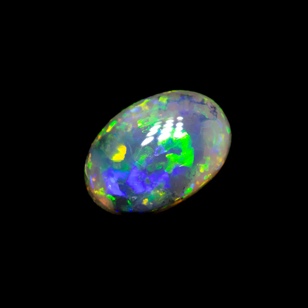 0.57 ct black opal 6.9x4.7x2.7mm - Image 2
