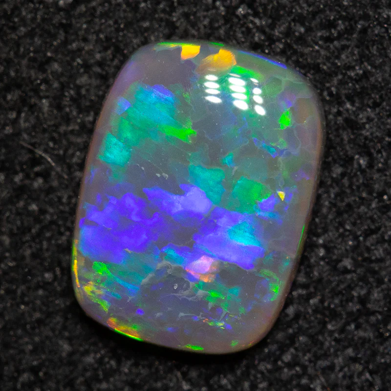 0.57 ct dark opal 6.9x5.2x1.9mm - Image 4