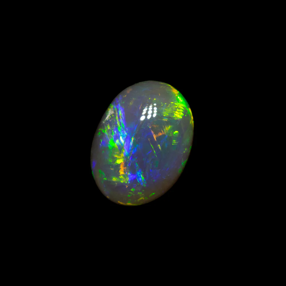 0.58 ct crystal opal 7x5.1x2.7mm - Image 2