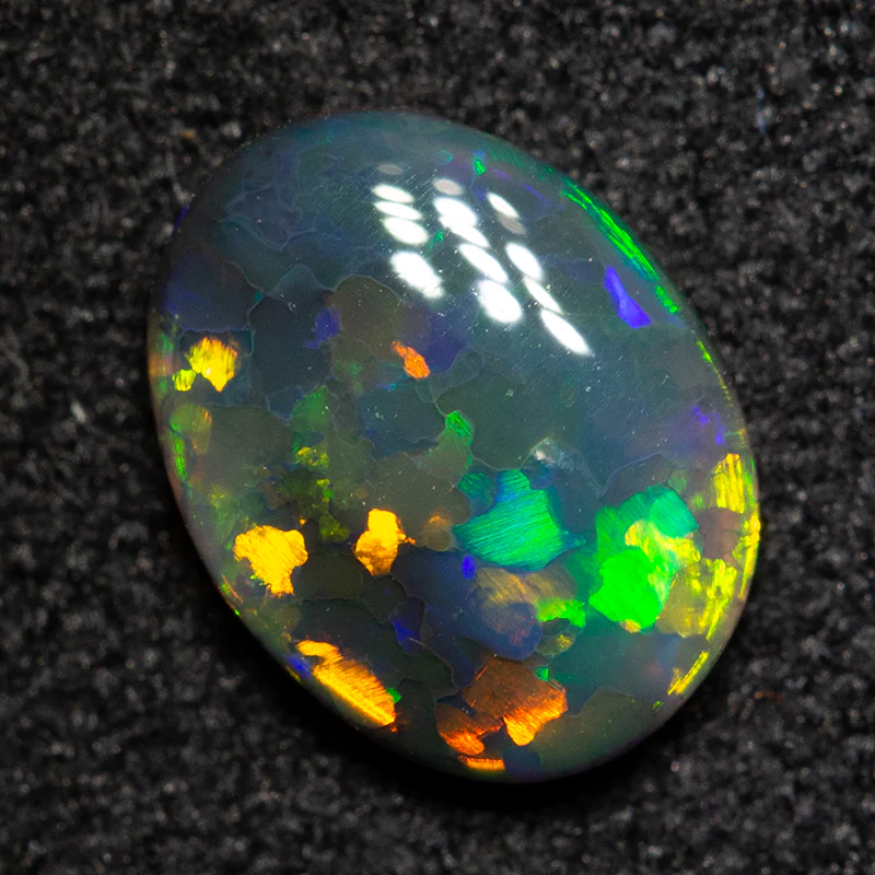 0.59 ct black opal 7.8x6x2.1mm - Image 3