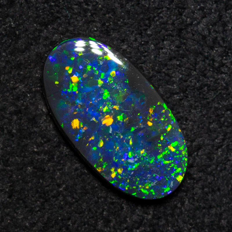 0.59 ct black opal 9.2x5x1.8mm - Image 2