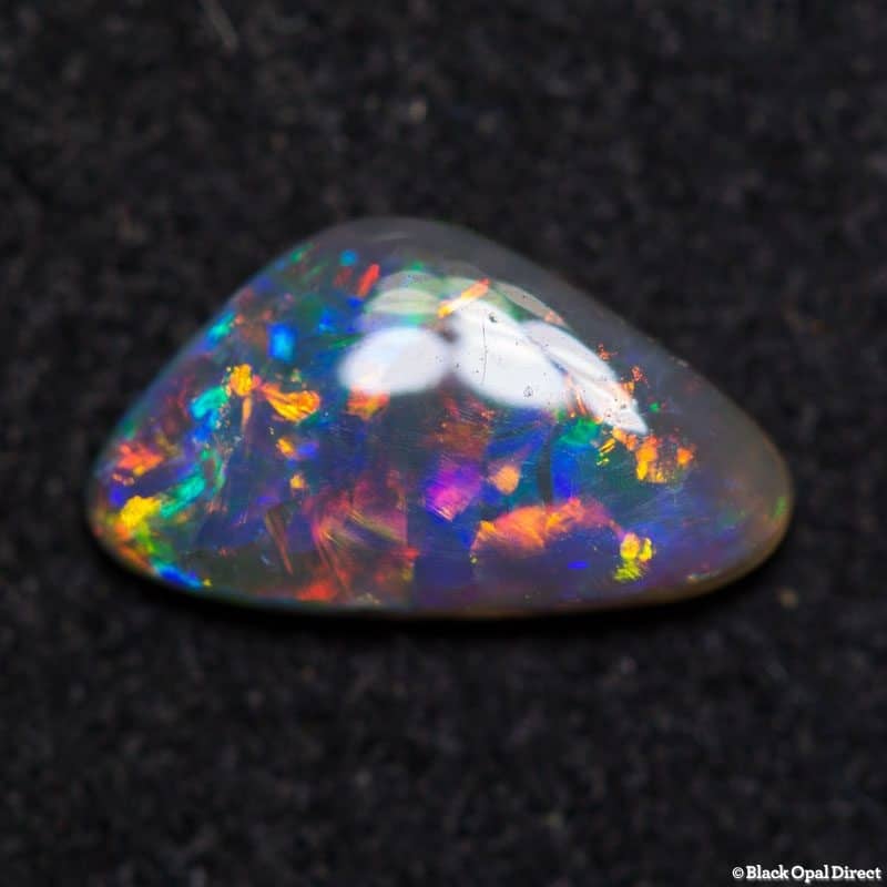 0.59 ct black opal 9x5x2mm - Image 4