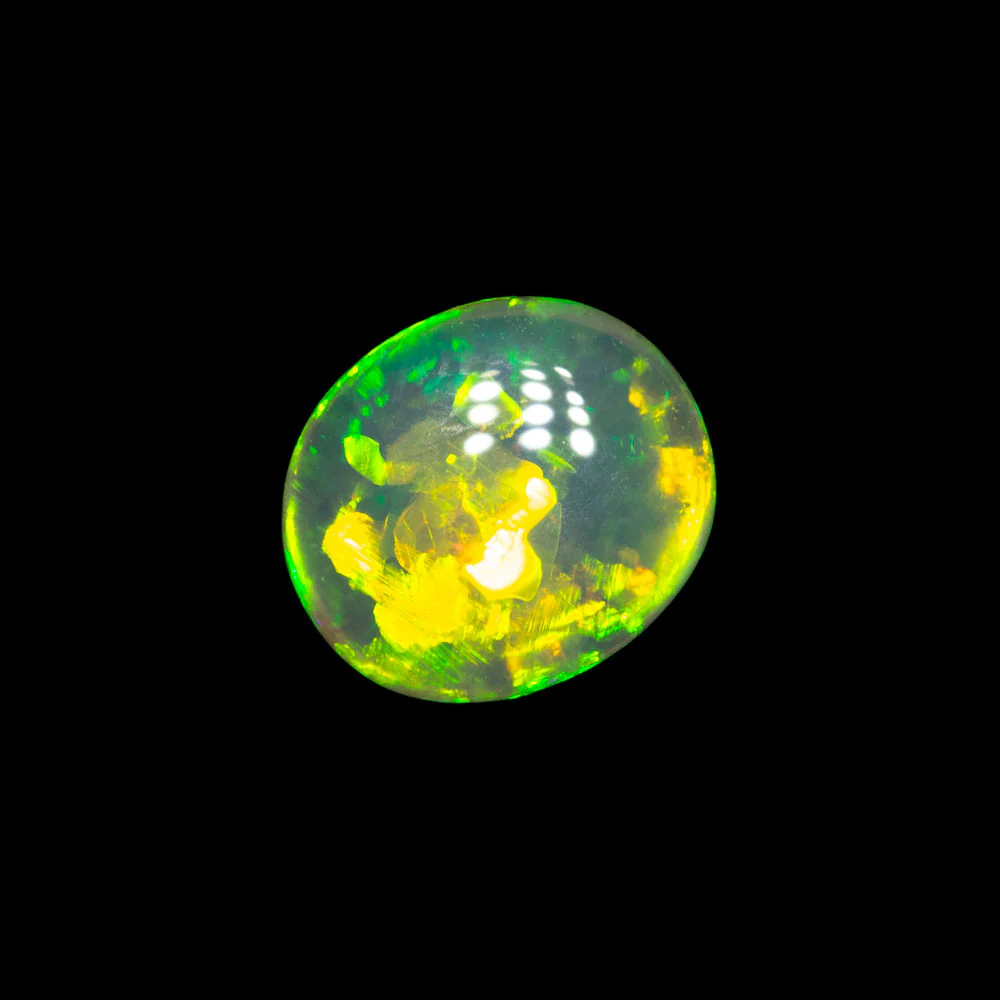 0.59 ct double-sided crystal opal 6.2x5.4x2.6mm - Image 2
