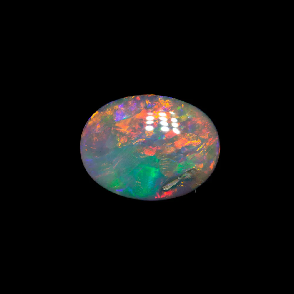 0.59 ct dark opal 6.9x5.3x2.5mm - Image 2