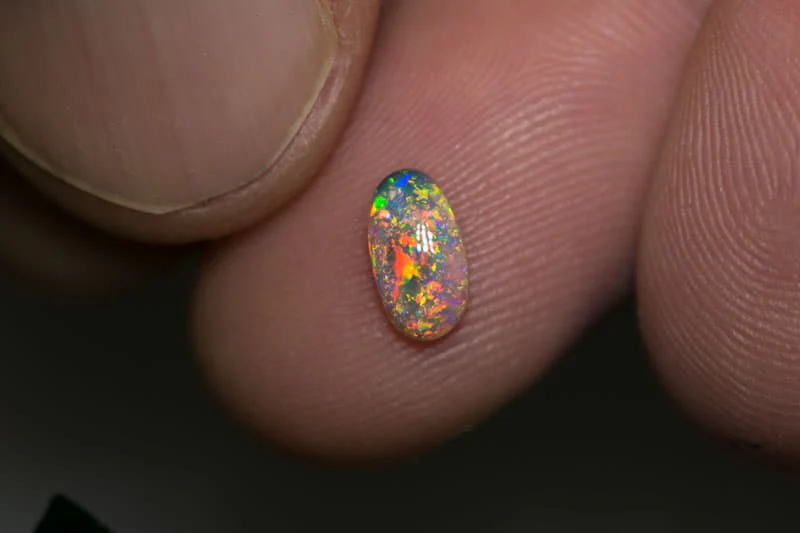 0.59 ct gem crystal opal 8x4x2mm - Image 3