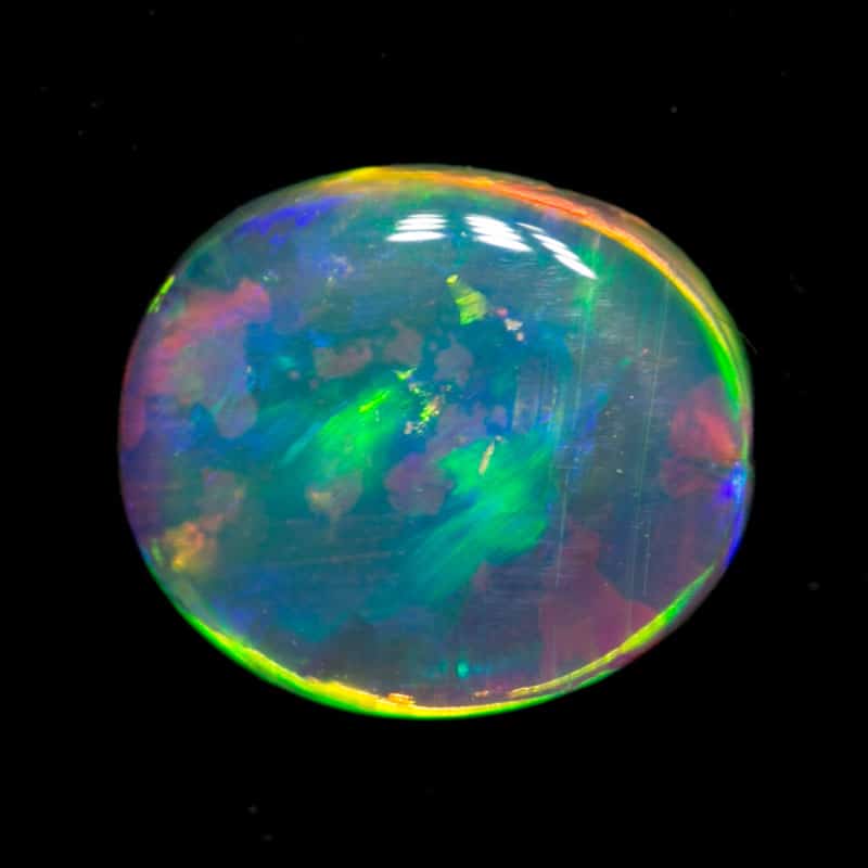 0.60 ct crystal opal 7x6x1.5mm - Image 4