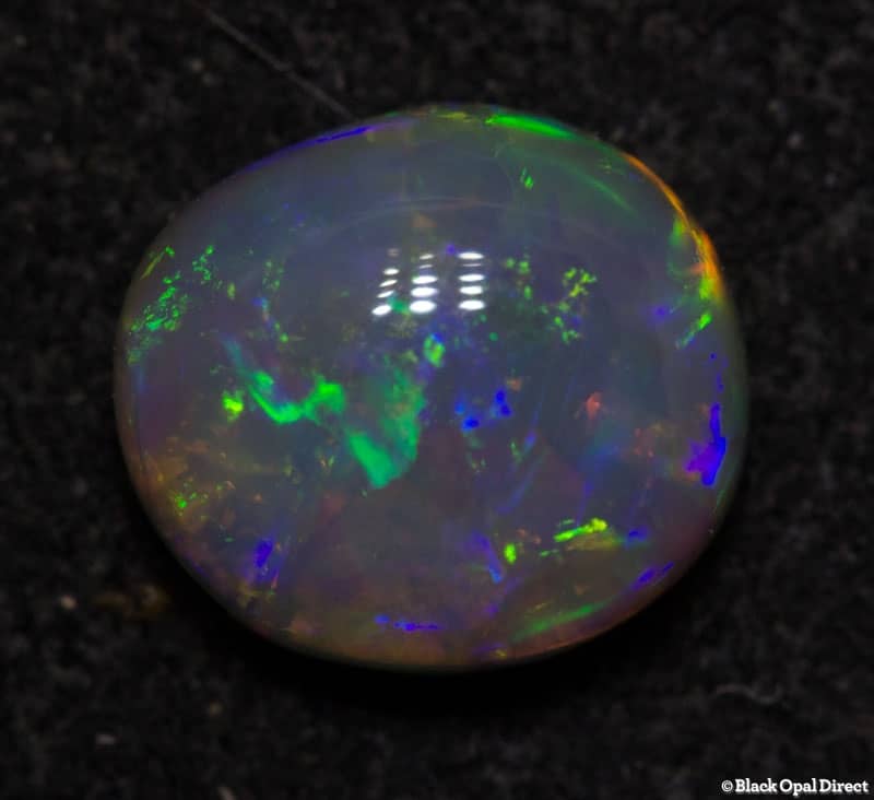 0.60 ct semi black opal 6x5x3mm - Image 2