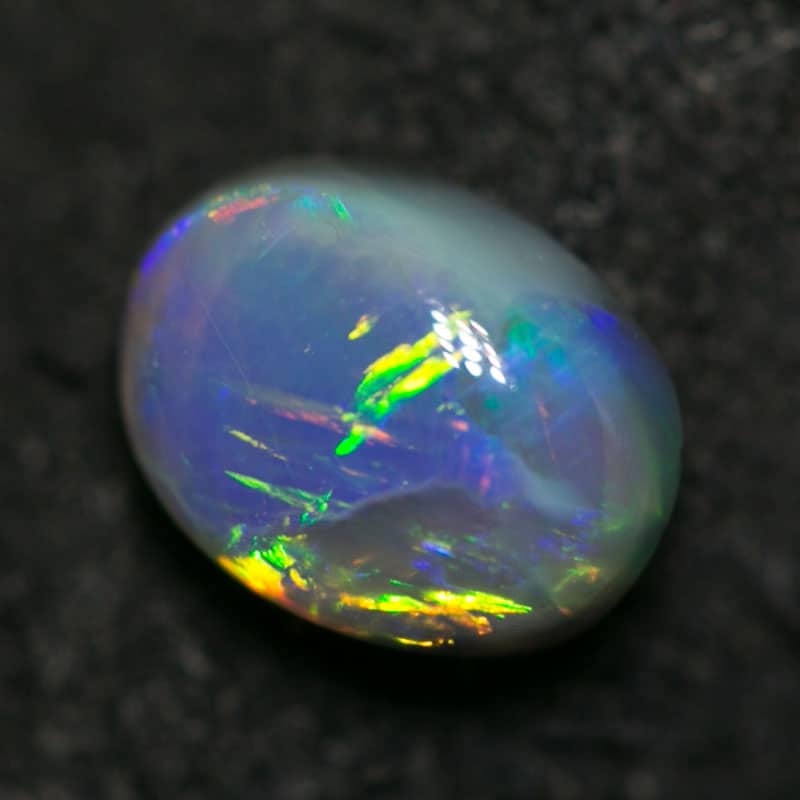 0.61 ct black opal 6x4x3mm - Image 2