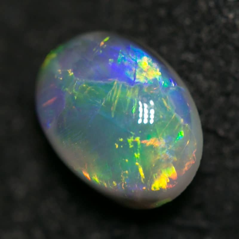 0.61 ct black opal 6x4x3mm - Image 3