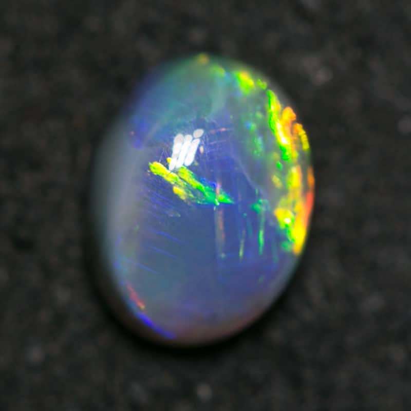 0.61 ct black opal 6x4x3mm - Image 4