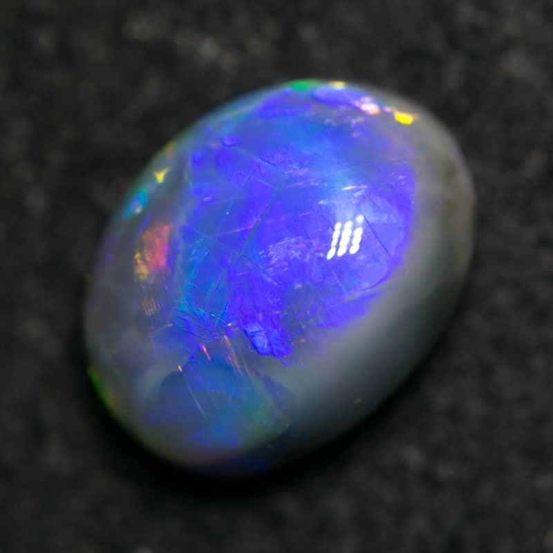 0.61 ct black opal 6x4x3mm - Image 6