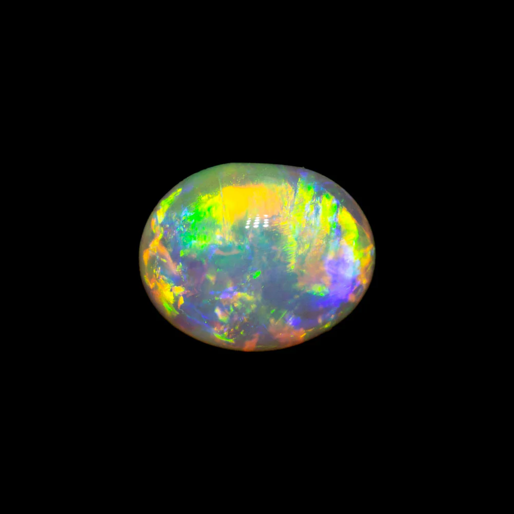 0.61 ct crystal opal 6.6x5.4x3.1mm - Image 2